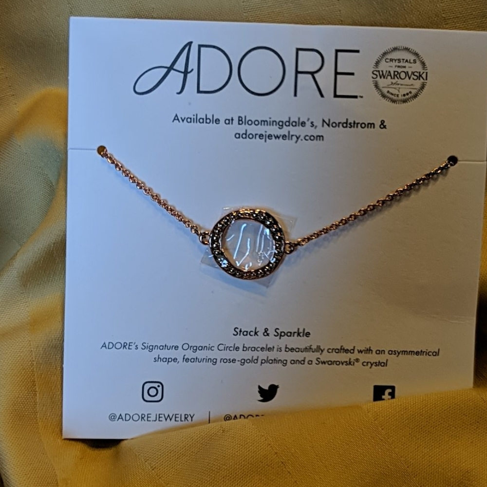 🌟🌟🌟 3 for $25-Swarovski Rose Gold bracelet